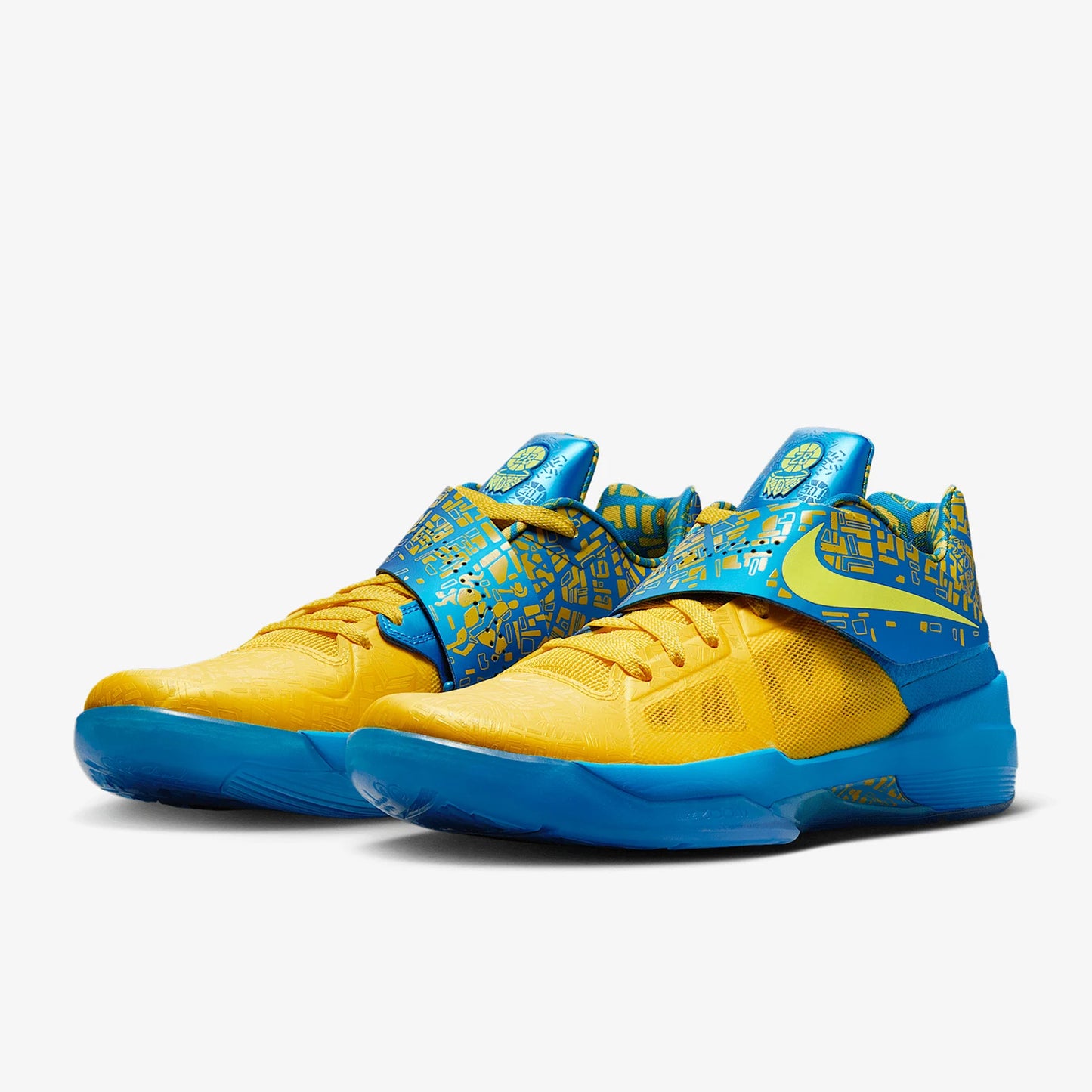 Sapatilhas de Basquetebol Baixas Retro Leves para Homem Nike Genuine KD 4 FZ5916-400