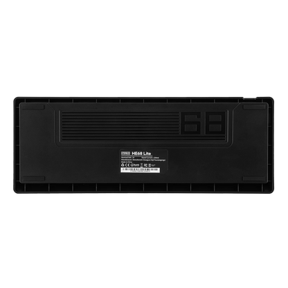 EPOMAKER HE68 Lite 65% ANSI US Layout Tray-Mounted Wired Hall Effect Magnetic Mechanical Keyboard DKS SOCD RGB Backlight