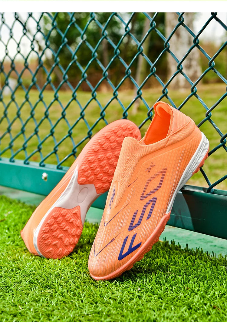 New Men Soccer Shoes Grass Cleats Futsal Comfortable Turf Football Boots Sports Ultralight Fg Non Slip Indoor Adult Non-Slip