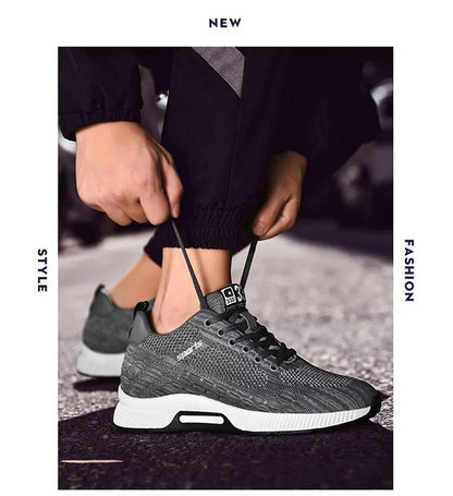 Men's Increase Insole 6CM Sports Casual Height Shoes Size 48 Men's Sneakers Elevator Shoes Hidden Heels Breathable Heightening Shoes