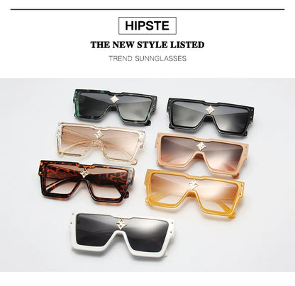 Stylish Cyclone Luxury Sunglasses for Men Women Brand Designer Square Sun Glasses Driving Aviation Fashion Shades UV400