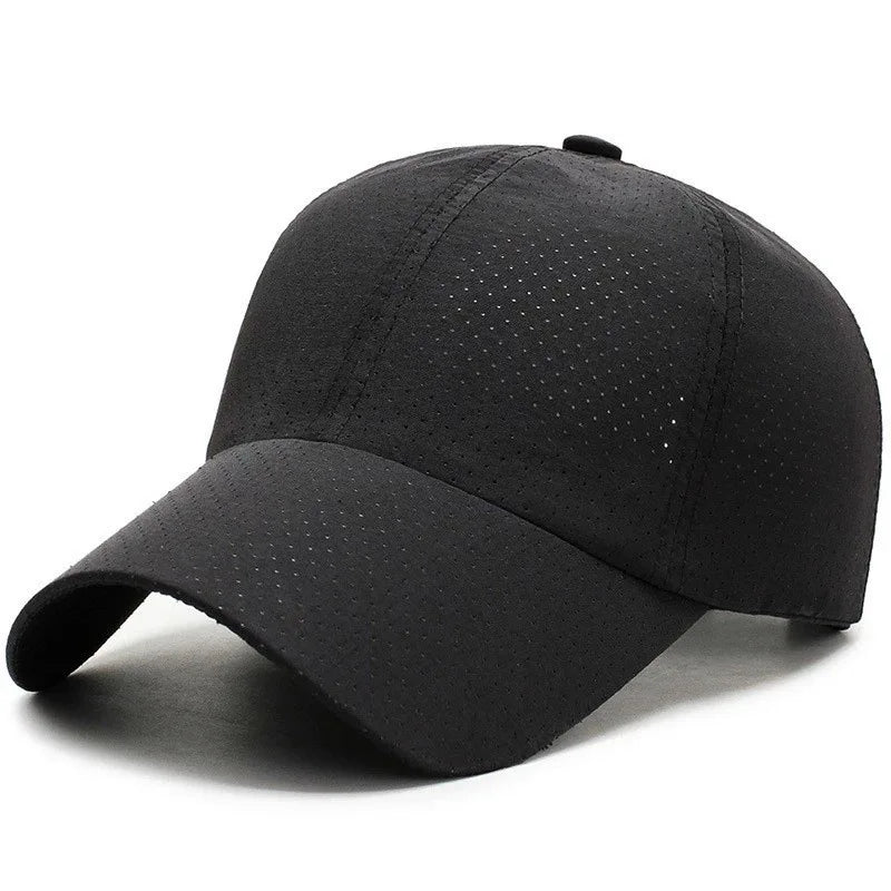 Mesh Quick Dry Cap Men Running Sports Baseball Cap Women Golf Tennis Cap Outdoor Jogging Breathable Sun Hat