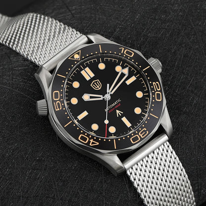 Watchdives WD007 V4 Titanium NTTD Dive Watch PT5000 Automatic Movement Sapphire Super Luminous Domed Crystal 42mm Men Watches