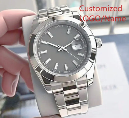 A989 Store Customized Watch Men's Women Automatic Mechanical Watch 36mm 40mm 904L Stainless Steel Black Blue