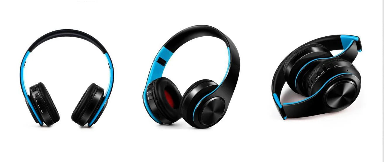CATASSU Gold Bluetooth Wireless Headphones with Microphone, Stereo Headset, Bluetooth 5.3 Earphones, 40mm HiFi Sound, Foldable Headphones for Android & iOS