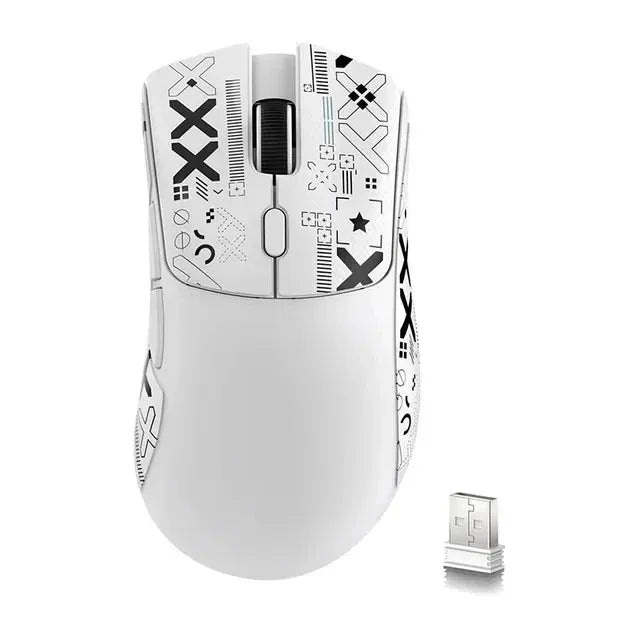 ATTACK SHARK R1 59g ultralätt mus med PAW3311, 18000DPI, 400IPS, 40G, 1000Hz, Tri-Mode, Broadcom BK3633 Master, 20 miljoner klick