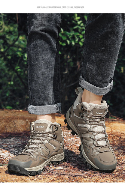 2025 New Hiking Shoes Unisex Outdoor Hiking Sports Shoes Camping Boots Ladies Waterproof Walking Shoes Non-slip Hiking Shoes