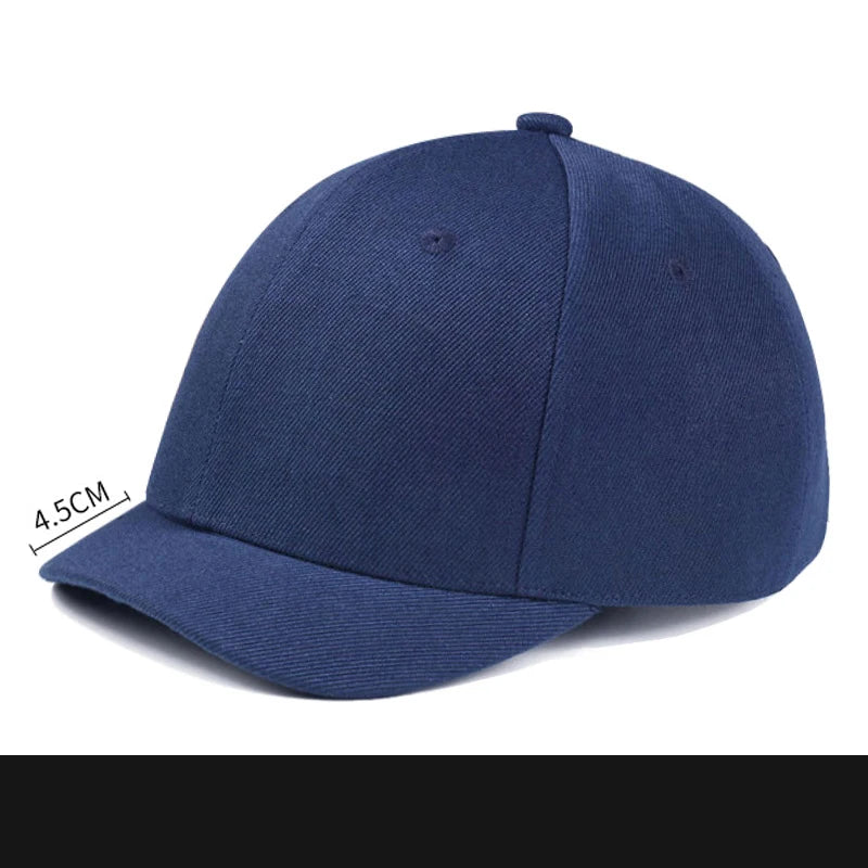 Short Brim 4 Size Fitted Closed Caps Hats New Cycling Bill Plain Trucker Men Women Hip Hop Baseball Snapback Sun Visor Era