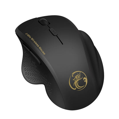 UTHAI G6 2.4G Wireless Mouse, Ergonomic 6-Button Wireless Mouse for Laptop, Business Office, Gaming, Adjustable DPI Computer Mouse