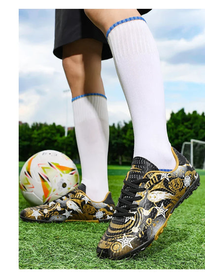 Nouvelles chaussures de football pour hommes et garçons, chaussures de football originales TF/AG, chaussures de football professionnelles pour terrain intérieur, crampons de football, baskets antidérapantes.