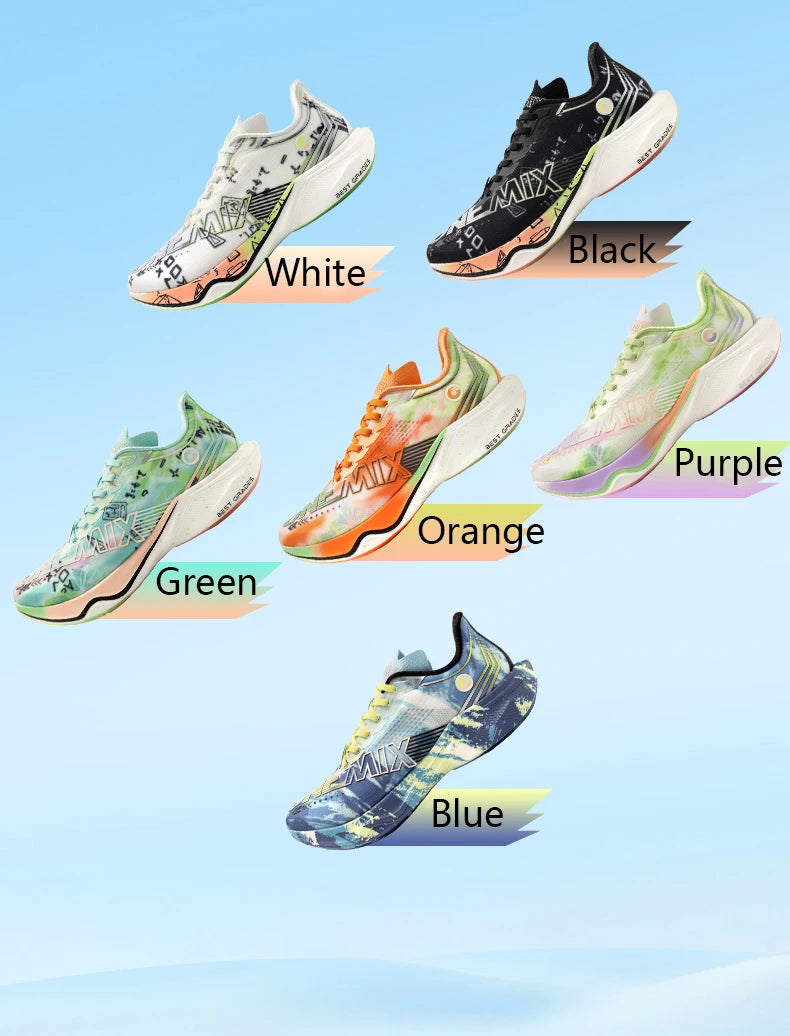 ONEMIX Neue Marathon-Laufschuhe mit Nylon-Carbonplatte, stoßdämpfende Profi-Rennschuhe mit stabiler Unterstützung, ultraleichte Rebound-Sneaker