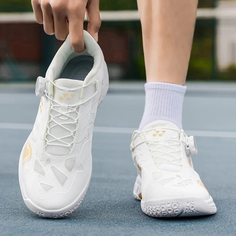 Badminton-Schuhe für Herren, Trainings- und Sportschuhe für drinnen und draußen, rutschfest, strapazierfähig, aus Mesh, atmungsaktiv, Tischtennis-Schuhe