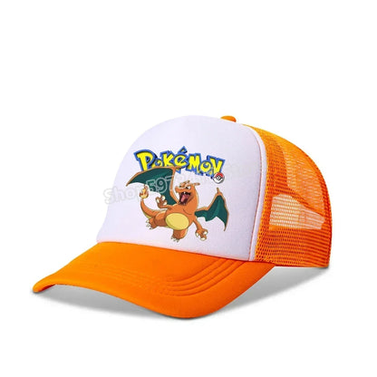 Pokemons Baseball Cap Pikachu Charizard Gengar Anime Peaked Hat Kid Adult Summer Outdoor Sport Hats Boy Casual Fashion Cap Gift