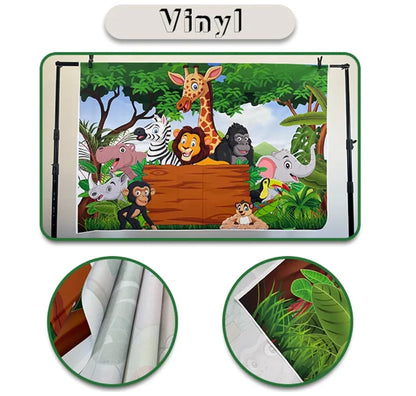 Fortnite Theme Happy Birthday Party Decoration Backdrop Shooting Game Alpaca Llama Supplies Background Baby Shower Kid Gifts