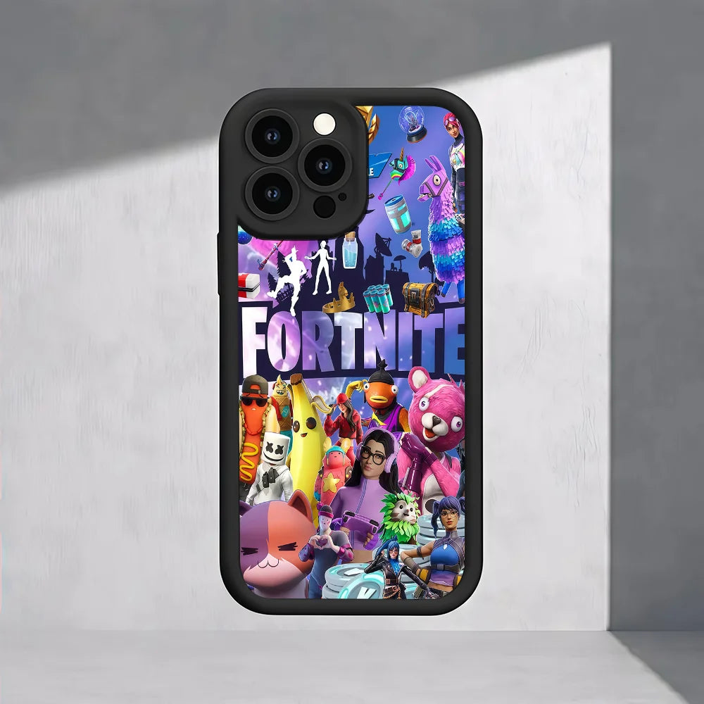 F-Fortnite Game Phone Case for Samsung S26, S25, S24, S23, S22, S21, S20, F06, M16, Note 20 FE Plus Ultra 4G 5G Soft Silicone TPU Cover