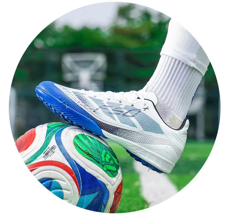 Nouvelles chaussures de football pour hommes, chaussures de sport d'extérieur, chaussures d'entraînement, chaussures de football antidérapantes, baskets professionnelles ultralégères unisexes