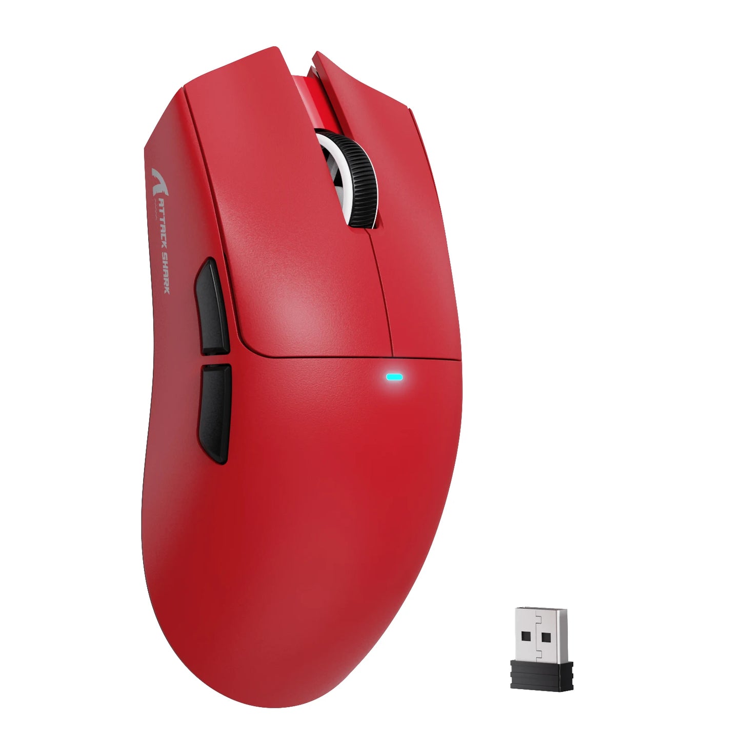 Bezdrôtová herná myš ATTACK SHARK X11SE, trojrežimové pripojenie, superľahká 63g s PAW3311 senzorom, 22000 DPI, 300mAh batéria, duálny ovládač