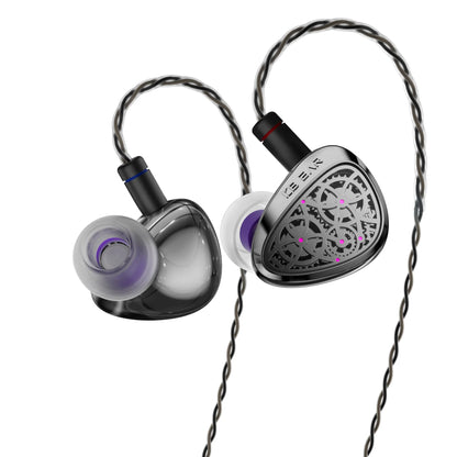 KBEAR Tourbillon-Pro TB-PRO HiFi Wired Earbuds 10mm Dynamic Driver In-Ear Earphones, High Resolution Type-C HIFI Wired Earbuds with PU+PEEK+DLC Diaphragm