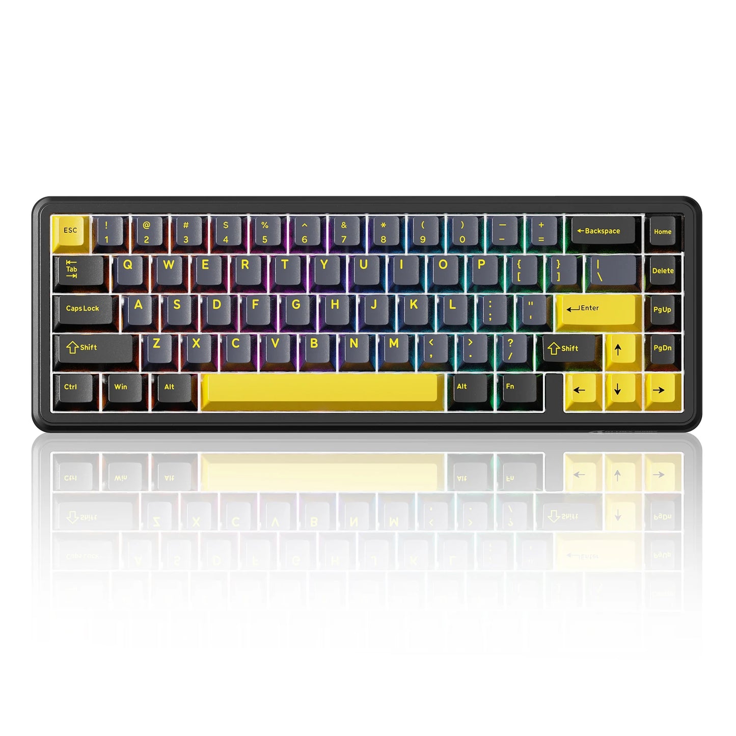 ATTACK SHARK X65 HE Magnetic Switch Rapid Trigger Keyboard, 65% Wired Gaming Keyboard with 8000 Hz Polling Rate