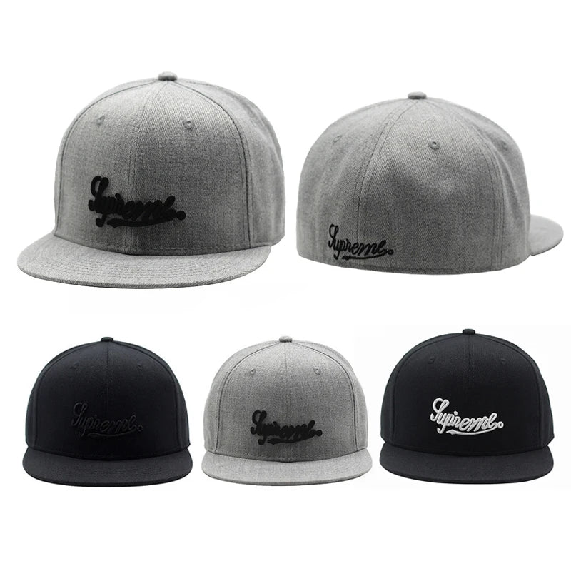 Casquette ajustée entièrement fermée brodée, style New York, taille Trucker, Bboy, pour homme, visière plate, hip-hop, unie, snapback, Era