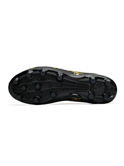 Chaussures de football professionnelles AG/FG pour hommes et femmes, antidérapantes, avec crampons longs, confortables, en PU, pour terrain gazonné, compétition et entraînement