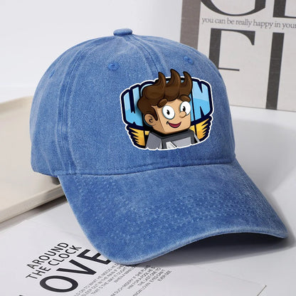 Wojan Team Baseball Cap for Women men Summer Adjustable Sun Hat boy girl Anime Cute Retro Sunbonnet Adult Headgear birthday Gift