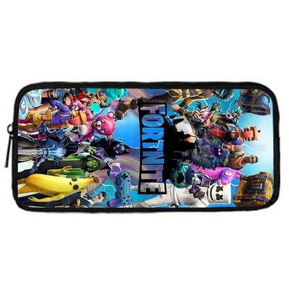 Hot Game Child School Backpack with Lunch Bags ,Design-F-FortniteS Pencil Bags ,School Bags for Boys Girls Best Gift