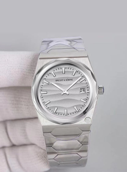 2025 New Arrivals Specht & Söhne 222 Gold Watches For Men Super Slim Steel Sapphire Classic Quartz Watch Relogio Masculino 37MM