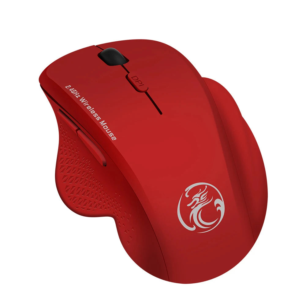 UTHAI G6 2.4G Wireless Mouse, Ergonomic 6-Button Wireless Mouse for Laptop, Business Office, Gaming, Adjustable DPI Computer Mouse