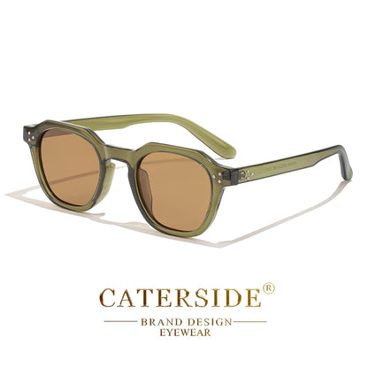 Caterside New Retro Polarized Men Sunglasses Square TR90 Frame Women Sun Glasses Outdoor Driving Fishing High Quality UV400 Gift