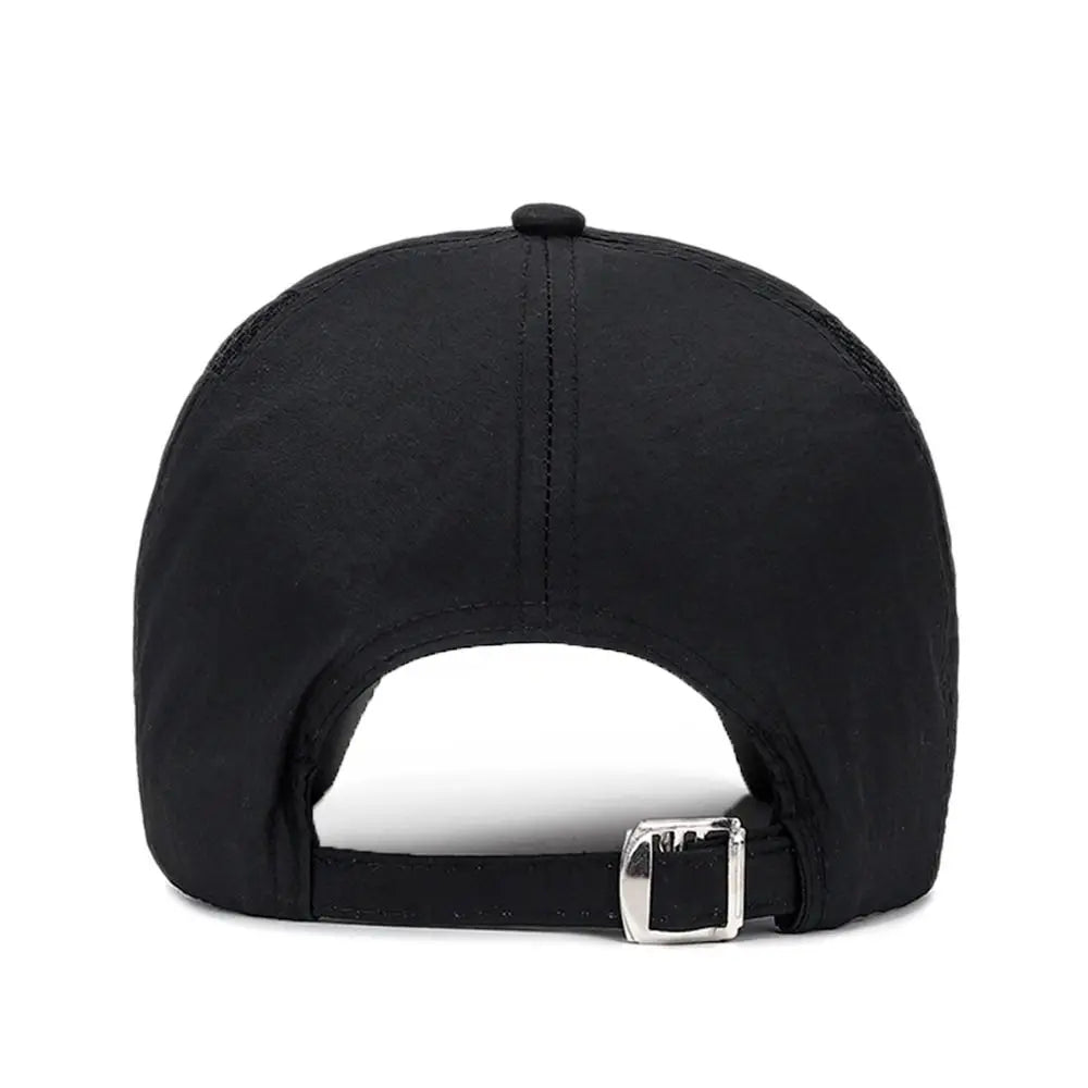 Waterproof Cotton Quick Dry Baseball Cap Snapback Hats Mesh Sun Hat