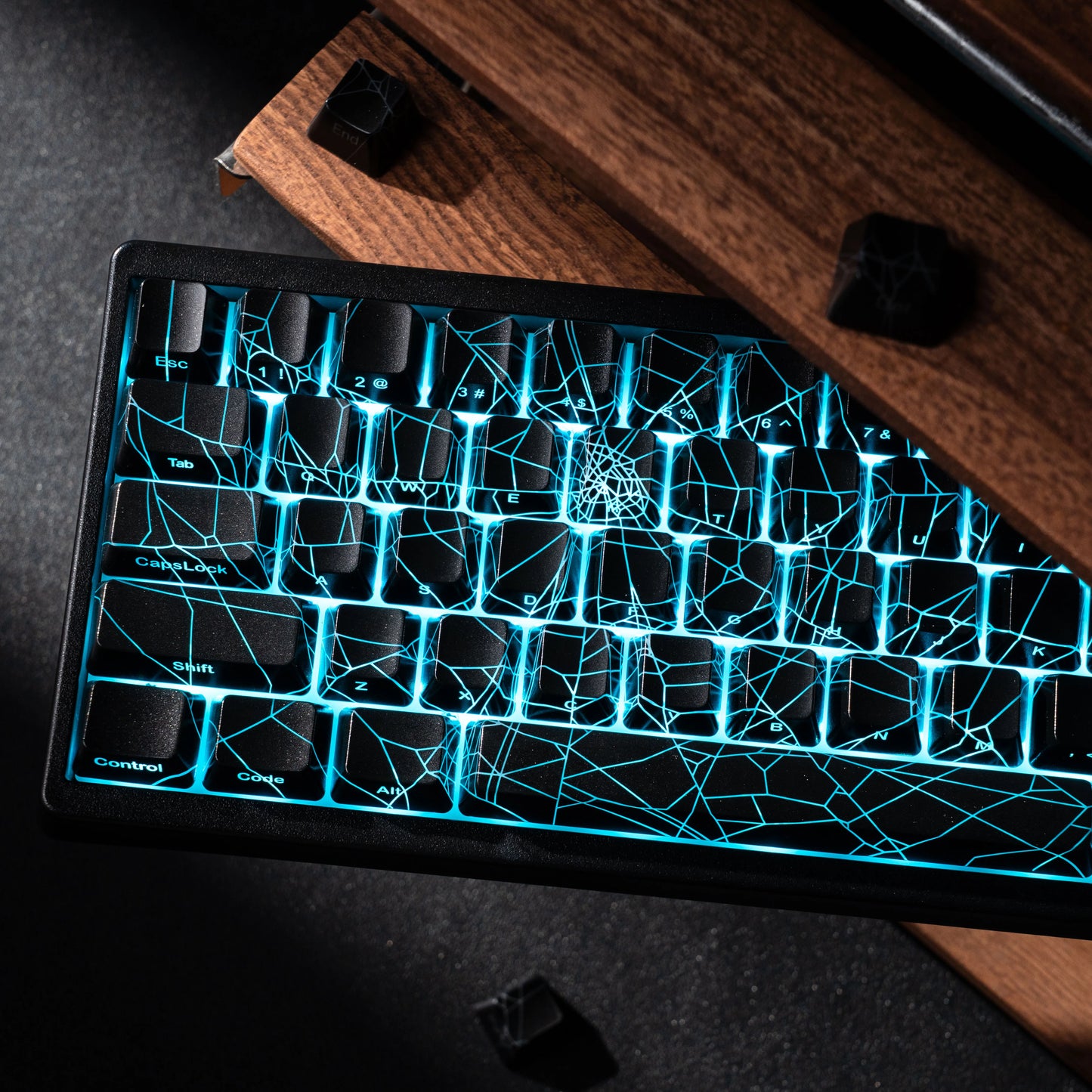 XVX M67 JadeStone Mechanical Keyboard 65% Tri-Mode Wireless Keyboard, Hot Swappable RGB Mechanical Keyboard with IMD Keycaps, Gasket Mount Gaming Keyboard
