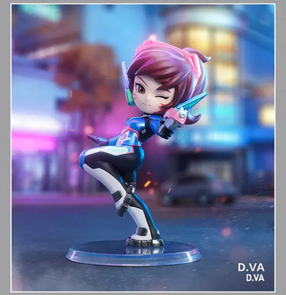 POP MART Seria Overwatch „Play of The Game” – Cutie surpriză originală cu conținut aleatoriu – Figurine drăguțe de anime, ornamente și figurine de acțiune
