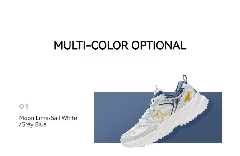 Xtep Casual Shoes For Men  Summer Durability Men's Sports Shoes Wear-Resistant Lace Up Non-Slip Outdoor Shoes 876219320026