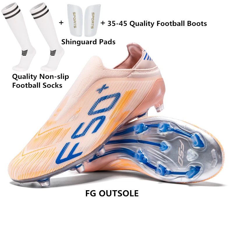 Pointure 35-45 Chaussures de football FG/TF pour hommes, futsal, professionnelles, unisexes, pour garçons, chaussures de football, baskets