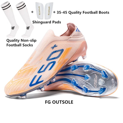 Pointure 35-45 Chaussures de football FG/TF pour hommes, futsal, professionnelles, unisexes, pour garçons, chaussures de football, baskets