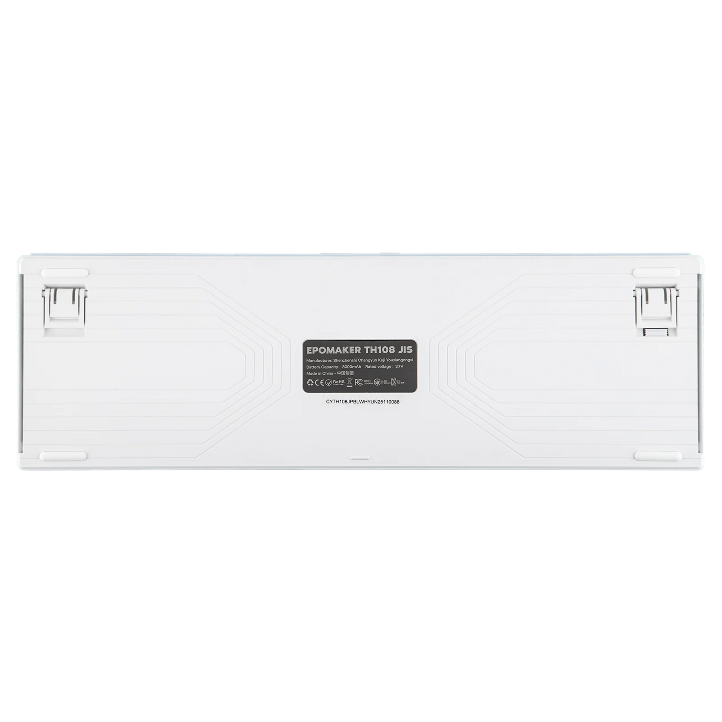 Japanese Version EPOMAKER TH108 JIS Layout 100% Sized Gasket Wired/Bluetooth/2.4Ghz Wireless NKRO Mechanical Keyboard Long-Lasting 8000mAh