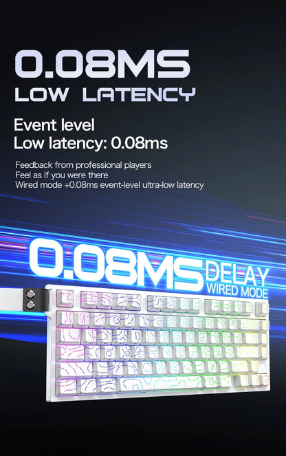 Attack Shark R82HE Wired RGB Magnetic Switch Keyboard, 256K Scan Sampling Rate, Accuracy 8K Return Rate