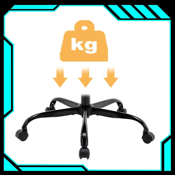 Andyou Ergonomic Gaming Chair - Swivel Reclining Gaming Chair, PU Leather Upholstery, Weight Capacity 150kg