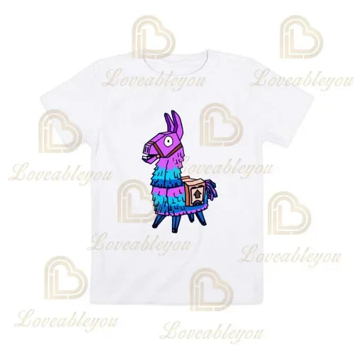 Cartoon-T-Shirt für Jungen und Mädchen, Fortnite-T-Shirt Battle Royale 3D, 3 bis 14 Jahre, Victory Royale, Gaming-Oberteil für Kinder und Teenager