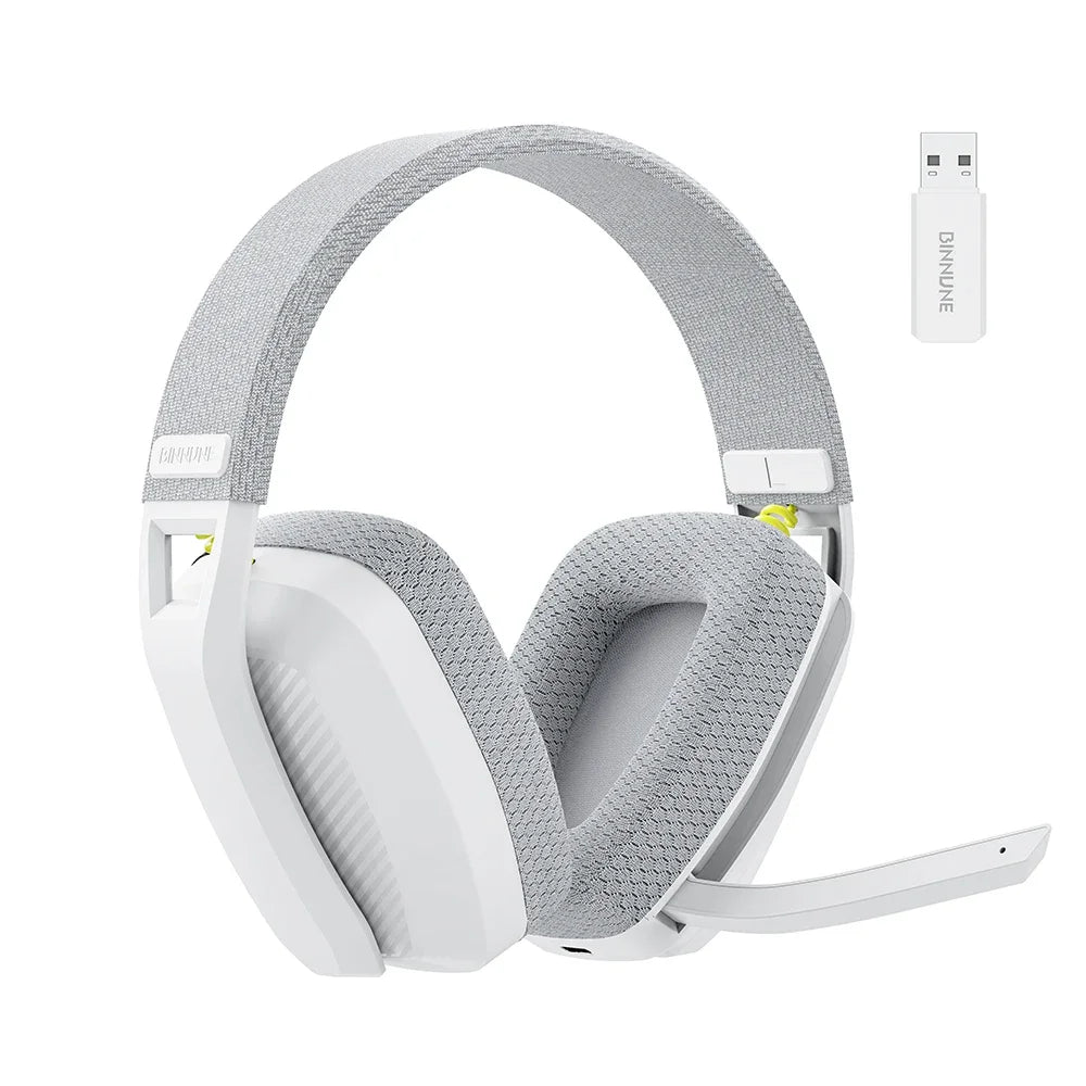 BINNUNE BW06 2.4 GHz casques Bluetooth Gamer avec micro casque de jeu sans fil avec Microphone pour PS5 PS4 PC Mac Playstation