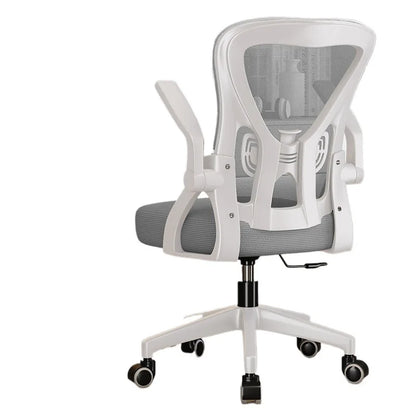 Ergonomisk datorstol för hemmakontor, bekväm vilstol för studentrum med lutningsbart säte