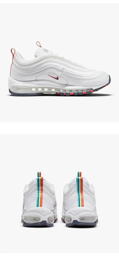 Nike Genuine AIR MAX 97 Women's Comfortable and Cushioned Running Shoes DH1592-100