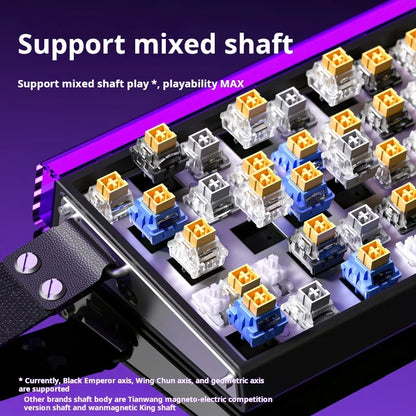 AULA HERO 68 HE Gaming Mechanical Keyboard Magnetic Axis RT Wired RGB Lighting 8K Polling Rate Side Engraving