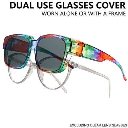 Oversized Square Fashionable Unisex Sunglasses for Casual Wear, Perfect for Photoshoots, Ideal Gift