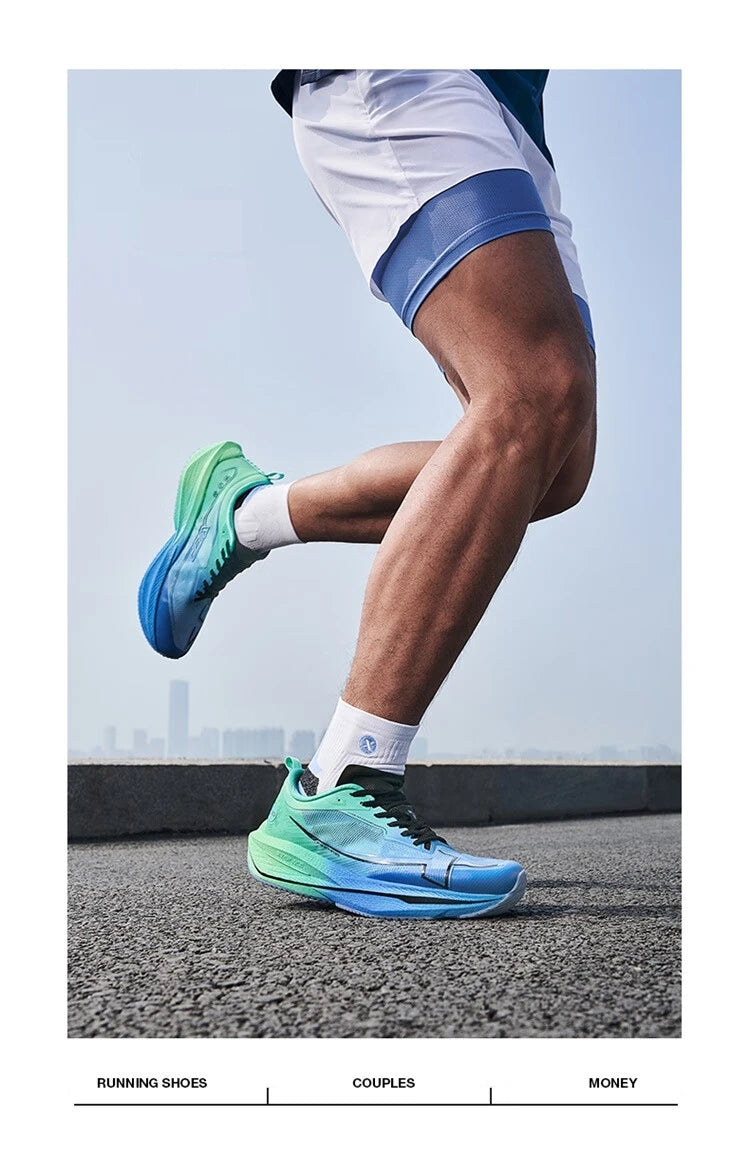 Xtep One Piece Model 2.0/1.0 Men Running Shoes  Autumn Comfortable Stability Cushion Rebound Racing Sneakers 876319110073