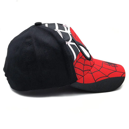 Marvel Spider-Man anime-figur baseballkasket bomuldshat med skygge til studerende, mænd og kvinder – tegneserie-udendørs solhat til udklædning og fødselsdagsgave
