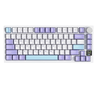ATTACK SHARK X820 Ultra Wireless Mechanical Keyboard with TFT Smart Display & Knob, 75% Hot Swappable, BT/2.4G/Wired, Gift Switch