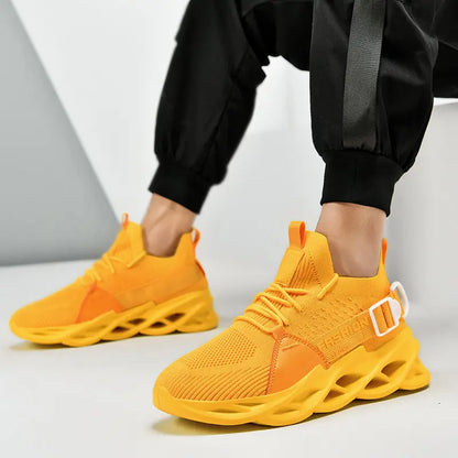 Sneakers casual viola alla moda per donna e uomo, scarpe da corsa Blade, taglie grandi 48, scarpe sportive leggere e traspiranti, sneakers da uomo in rete