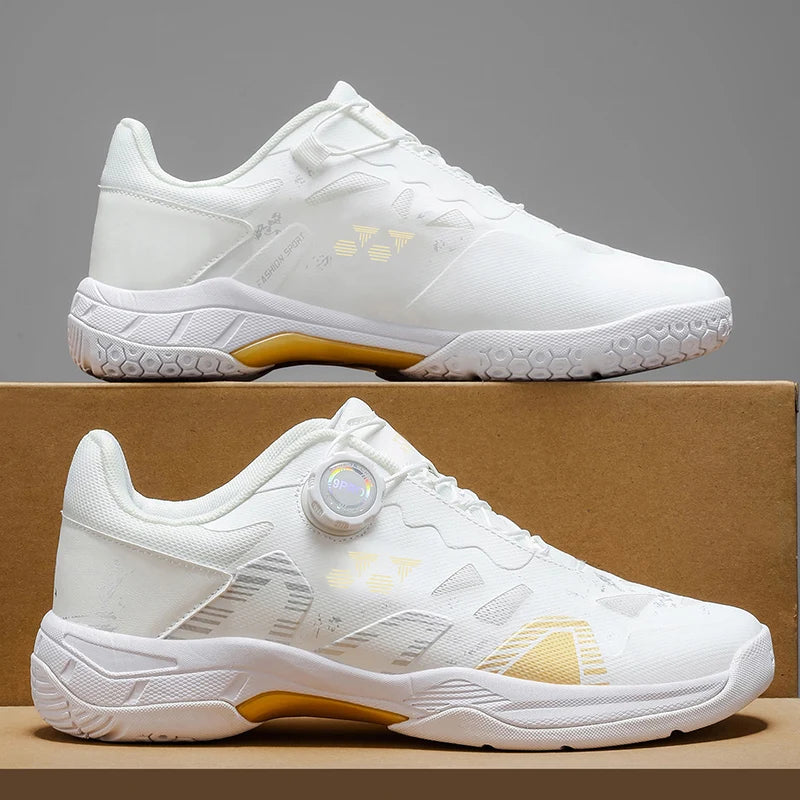 Badminton-Schuhe für Herren, Trainings- und Sportschuhe für drinnen und draußen, rutschfest, strapazierfähig, aus Mesh, atmungsaktiv, Tischtennis-Schuhe